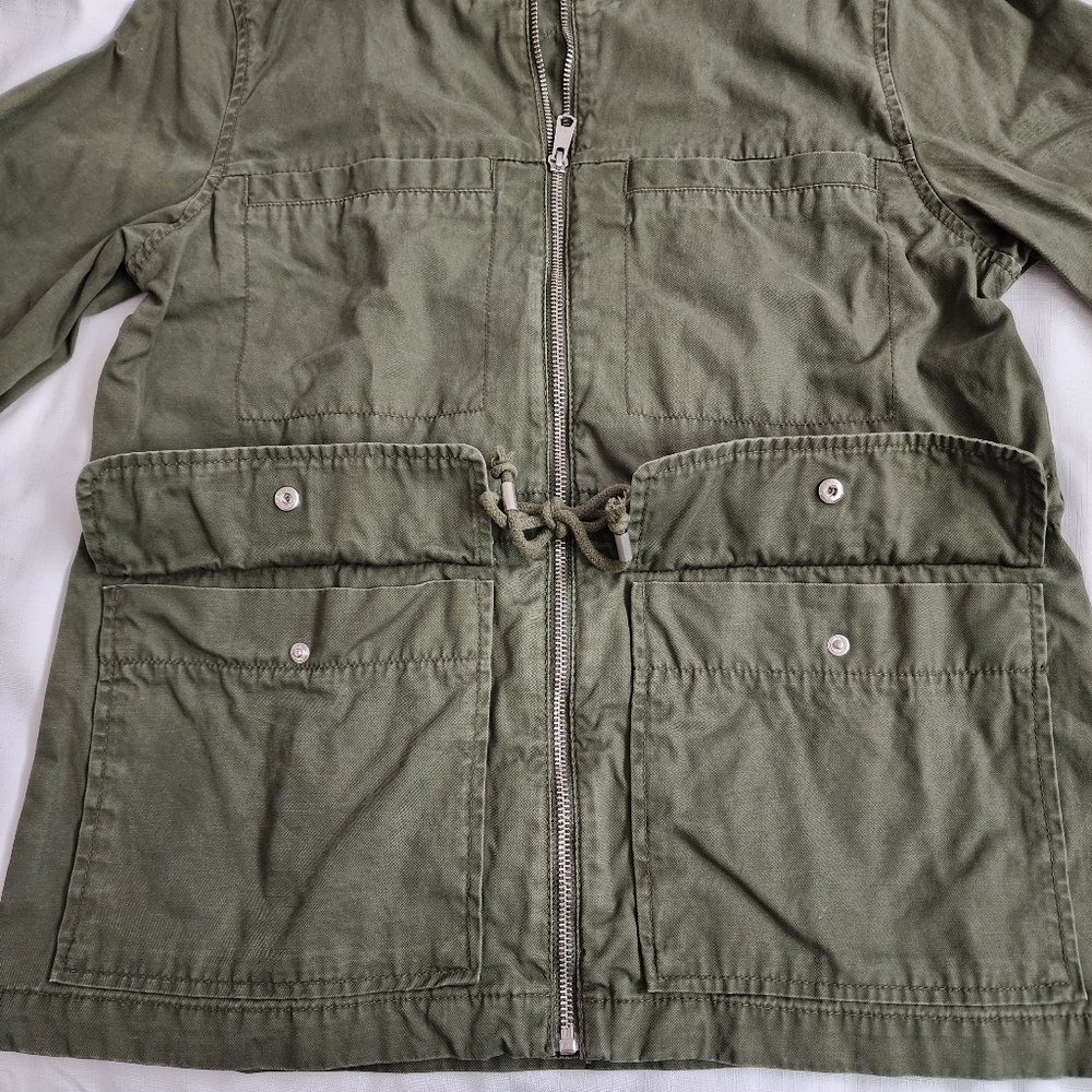 Old Navy Twill Field Jacket Hunter Pines Women's Medium - Picture 6 of 14